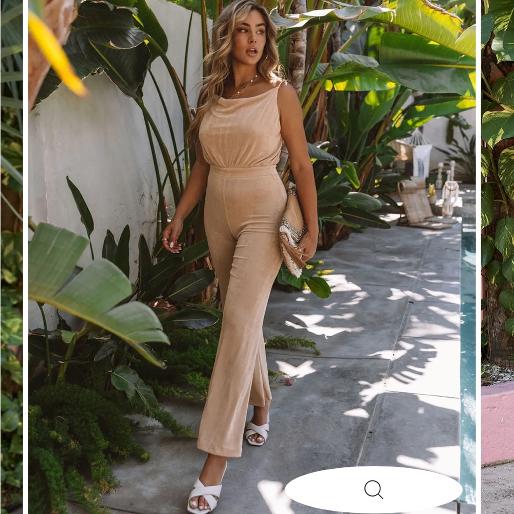 Melodia cowl neck jumpsuit
